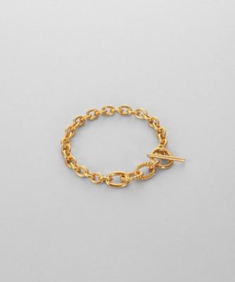 ◇K10カットビーズステーション ブレスレット