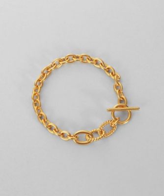 シルバー ミックスリンクマンテルブレスレット GP