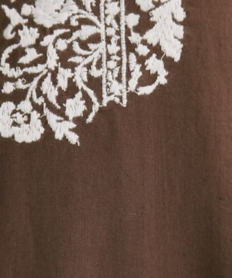 【コットン１００％】刺繍入りワンピース（２００２６４０８９４）