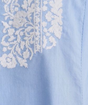 【コットン１００％】刺繍入りワンピース（２００２６４０８９４）