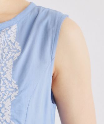 【コットン１００％】刺繍入りワンピース（２００２６４０８９４）