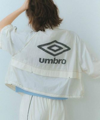 ◇【umbro／アンブロ】シアーナイロン5分袖ZIPアップブルゾン
