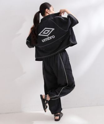 ◇【umbro／アンブロ】シアーナイロン5分袖ZIPアップブルゾン