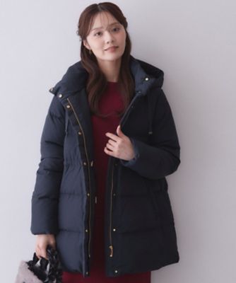 S級美品 MooRER 2way ダウンコート キルティング ファー 黒 XL 河田ダウン2wayミドルコート【洗濯機OK／静電気防止（裏地）／撥