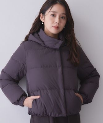 河田ダウンリバーシブルショートコート【洗濯機OK／撥水