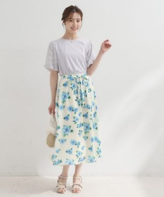 洗える】サマーフラワー スカート（2002641538） | COUTURE