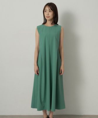 専用シリウス様　アメリ　ロングワンピース　エキゾチック　グリーン 残暑も快適／接触冷感／UVカット／吸水速乾】Aラインロング