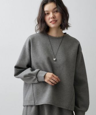 洗える／セットアップ可】コットン混ダンボール プルオーバー