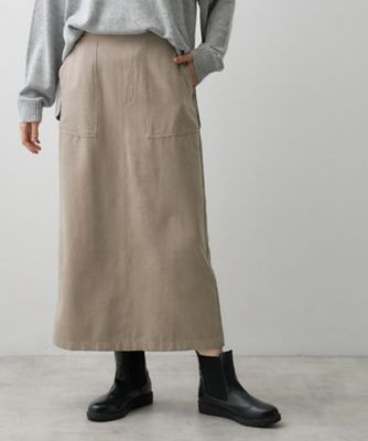 288 新品PGG 定価25,300円 TECHNO STRECHスカート00 スウェードライクスカート（2002641902） | Dessin (Women