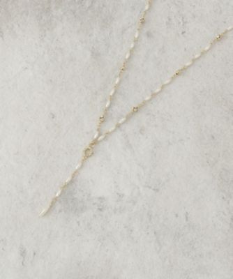 ＜COUP DE CHANCE (Women)＞パール調＆メタルＹ／日本製／長さ調整可能（２００２６４１９１６）