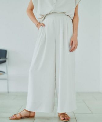 【美品】SLDO. プライムフレックス パンツ9610-32102 XL ひんやり／遮熱／セットアップ可】 やみつきになる とろみワイドパンツ