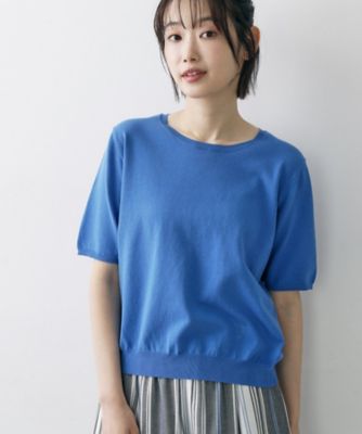 9色展開／接触冷感／UVカット】ドライタッチサマーニットT