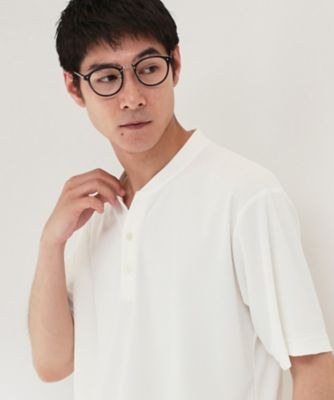 サラッと軽い着心地に。】BO－NO HENLEY TEE／ボーノ