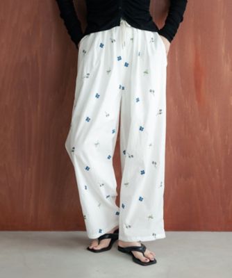 BORDER HEMLA GATHER PANTS | NE QUITTEZ PAS