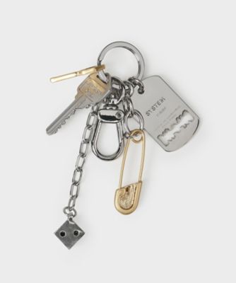 ☺shankoumeidaizi06さま☺➂ジップ袋+④キーホルダーパーツ3点 SYSTEM｜Multi－Charm Key Chain