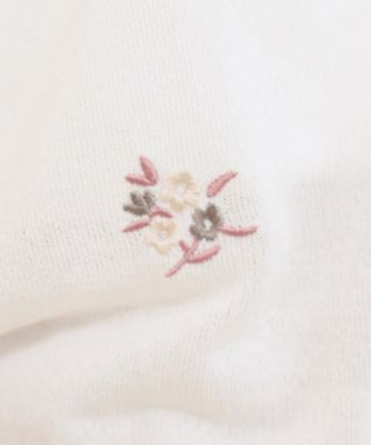 フラワー刺繍カーディガン【洗濯機OK／抗ピル