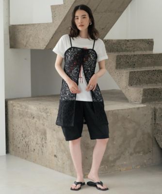 レースキャミチュニック（2002644776） | GALLEST (Women