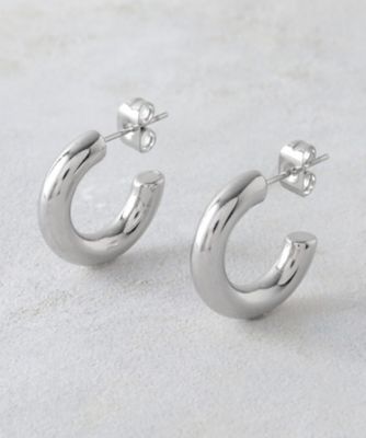 スピネリキルコリン　MINI MACROHOOP SILVER ピアス MINI MACROHOOP SILVER 片耳用 | Spinelli