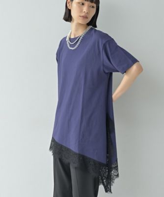 裾レースアシメカットソー（2002646463） | GALLEST (Women
