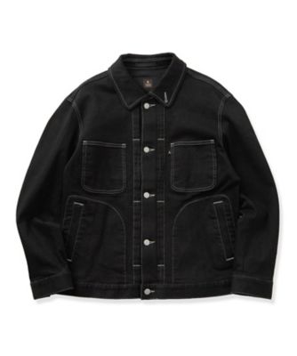 BOWLER HAT LABEL】ブラックデニムGジャン