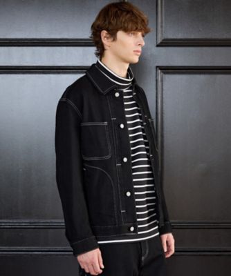 BOWLER HAT LABEL】ブラックデニムGジャン