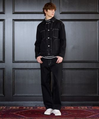 BOWLER HAT LABEL】ブラックデニムGジャン
