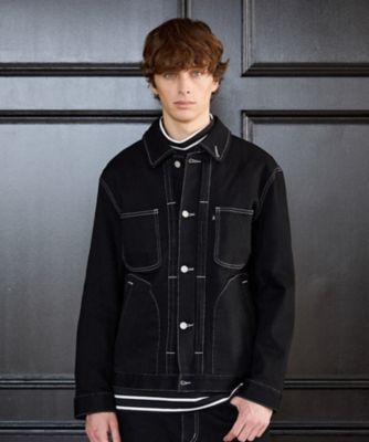 BOWLER HAT LABEL】ブラックデニムGジャン
