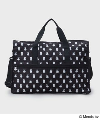 【新品未使用】レトロト特賞 スカジャンBIGトートバッグ※おまけ付き ◇【miffy】総柄プリント折りたたみキャリーオンBIGトート