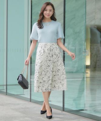17ss CELINE フィービー期 フラワーオーガンジースカート 17ss CELINE