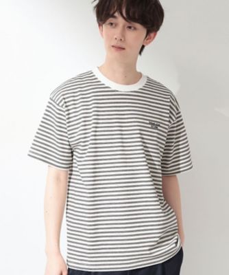 COOLボーダー 半袖Tシャツ 接触冷感／洗濯機OK