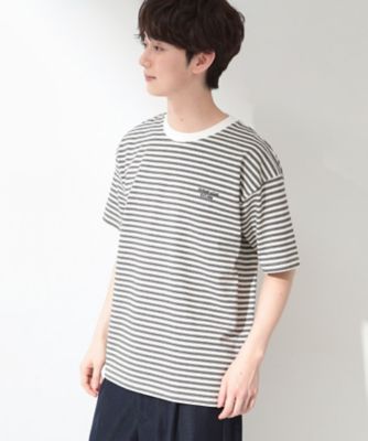 COOLボーダー 半袖Tシャツ 接触冷感／洗濯機OK