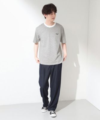 COOLボーダー 半袖Tシャツ 接触冷感／洗濯機OK