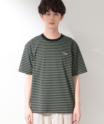 COOLボーダー 半袖Tシャツ 接触冷感／洗濯機OK