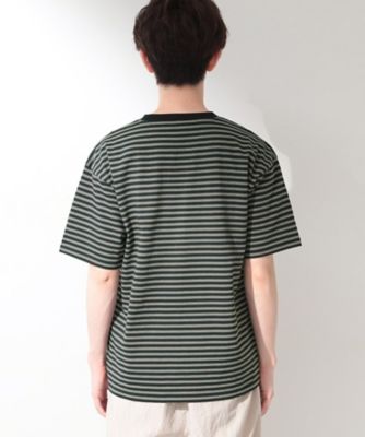 COOLボーダー 半袖Tシャツ 接触冷感／洗濯機OK