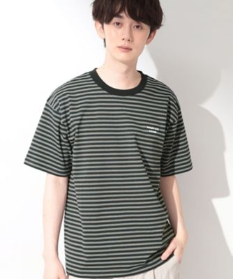 COOLボーダー 半袖Tシャツ 接触冷感／洗濯機OK