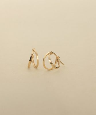 K18YG ピース ブラウンダイヤモンド ピアス | ete bijoux (Women