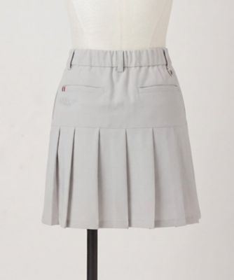 ADABAT NAVY】ダブルクロスプリーツスカート
