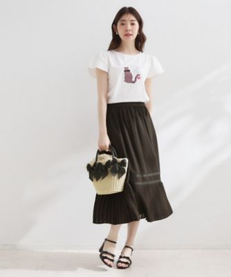 洗える】裾プリーツ スカート（2002649420） | COUTURE