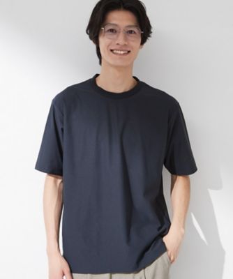 吸水速乾／UVカット／接触冷感】ミニリップル半袖Tシャツ