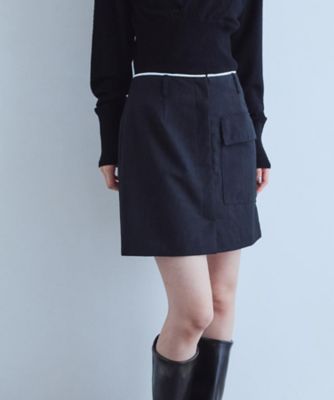 stripe mini skirt（2002650126） | CODE A