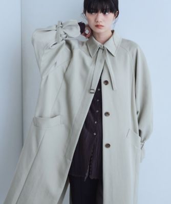 ★未使用★ ケイタマルヤマ　シルクコットントレンチコート★送料無料 L1 light trench coat（2002650152） | CODE A