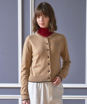 ZEGNA DRESSTERIOR (Women)/ドレステリア【STORY11月号掲載】ゼニアバルーファキャッシュウールクルーネックカーディガン ベージュ052 トップス【三越伊勢丹/公式】