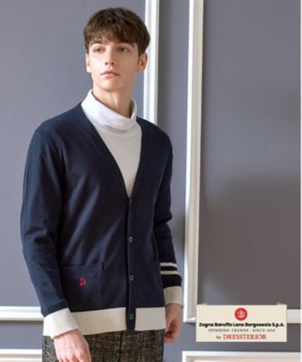 ZEGNA DRESSTERIOR (Men) /ドレステリア ゼニアバルーファ キャッシュウール カーディガン アオ094 トップス【三越伊勢丹/公式】