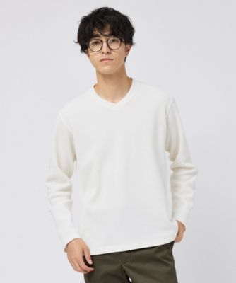 日本製】メッシュ ジャージ Vネック プルオーバー