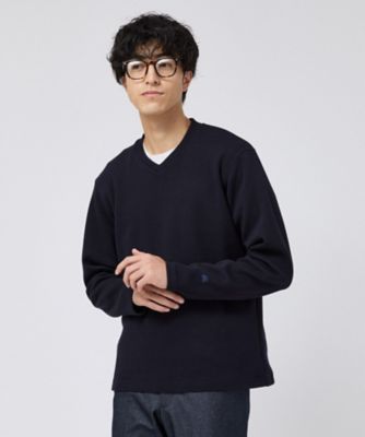 日本製】メッシュ ジャージ Vネック プルオーバー