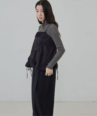 ナイロンギャザービスチェ（2002652694） | GALLEST (Women