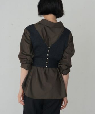 ラメMIXニットビスチェ（2002652696） | GALLEST (Women