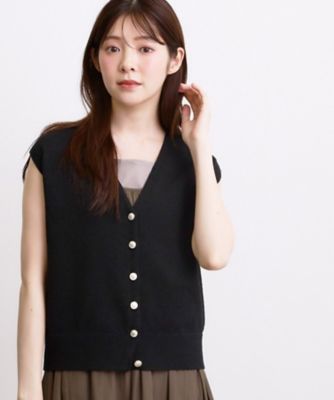 軽やかな着心地、ブークレニットベスト（2002652799