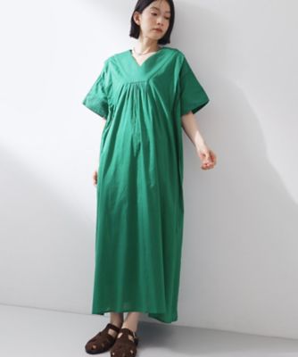 極美品✨​アピースオブライブラリー 日本製 リネン ベルテッドロングワンピース ゆるラク カフタン風ロングワンピース（2002653217） | THE