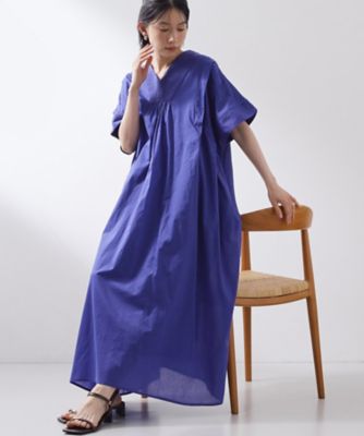 極美品✨​アピースオブライブラリー 日本製 リネン ベルテッドロングワンピース ゆるラク カフタン風ロングワンピース（2002653217） | THE